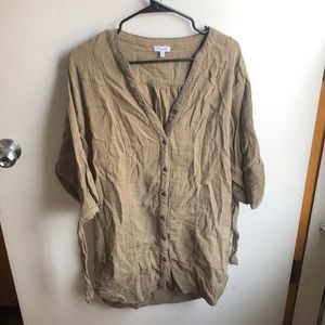 Splendid olive green tunic